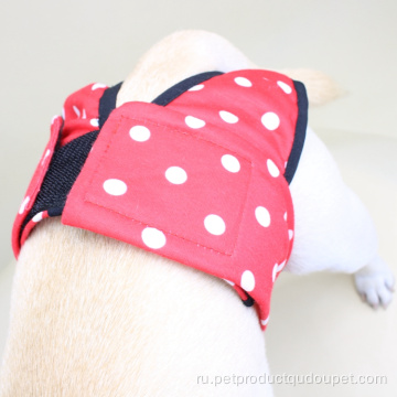 Моющиеся многоразовые штаны OEM подгузник для собак женского пола